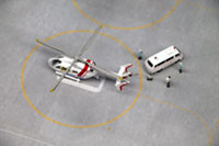 DS144-001 Diorama Sheet (1/144) Heliport Set
[Hakoniwagiken 1/144 Aviation Series] Layout Sample Image -hakoniwagiken.com-