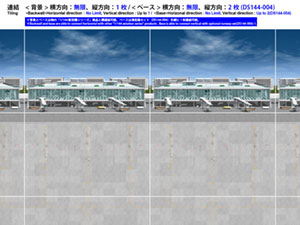 DS144-002 Airline Terminal Set [Hakoniwagiken 1/144 Aviation Series] Product Detail Image