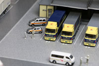 DS150-002 1/150 Truck Terminal Diorama Sheet Sample layout Image -hakoniwagiken.com-