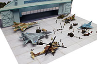 DS72-002 [1:72 Air Force Apron/Hangar Set] Layout Sample Image -hakoniwagiken.com-