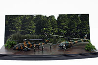 DSm-M001 Diorama Sheet mini [(FREE Scale) Forest Set A] Layput Sample Image -hakoniwagikne-
