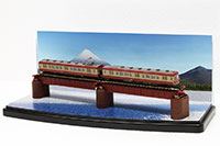 DSm-R002 Diorama Sheet mini [(N&Z Scale) Mountain Backwall Set A] Layput Sample Image -hakoniwagikne-

