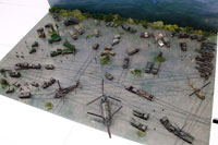 DS144-005 Diorama Sheet (1/144) Military Field(A) Set 
[Hakoniwagiken 1/144 Aviation Series] Layout Sample Image -hakoniwagiken.com-