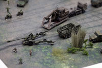 DS144-005 Diorama Sheet (1/144) Military Field(A) Set 
[Hakoniwagiken 1/144 Aviation Series] Layout Sample Image -hakoniwagiken.com-