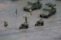 DS144-005 Diorama Sheet (1/144) Military Field(A) Set 
[Hakoniwagiken 1/144 Aviation Series] Layout Sample Image -hakoniwagiken.com-