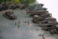 DS144-005 Diorama Sheet (1/144) Military Field(A) Set 
[Hakoniwagiken 1/144 Aviation Series] Layout Sample Image -hakoniwagiken.com-