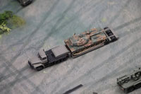 DS144-005 Diorama Sheet (1/144) Military Field(A) Set 
[Hakoniwagiken 1/144 Aviation Series] Layout Sample Image -hakoniwagiken.com-