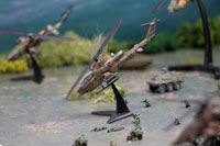 DS144-005 Diorama Sheet (1/144) Military Field(A) Set 
[Hakoniwagiken 1/144 Aviation Series] Layout Sample Image -hakoniwagiken.com-