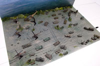 DS144-005 Diorama Sheet (1/144) Military Field(A) Set 
[Hakoniwagiken 1/144 Aviation Series] Layout Sample Image -hakoniwagiken.com-