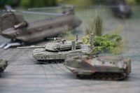 DS144-005 Diorama Sheet (1/144) Military Field(A) Set 
[Hakoniwagiken 1/144 Aviation Series] Layout Sample Image -hakoniwagiken.com-