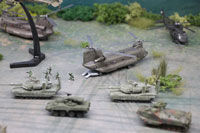 DS144-005 Diorama Sheet (1/144) Military Field(A) Set 
[Hakoniwagiken 1/144 Aviation Series] Layout Sample Image -hakoniwagiken.com-