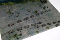 DS144-005 Diorama Sheet (1/144) Military Field(A) Set 
[Hakoniwagiken 1/144 Aviation Series] Layout Sample Image -hakoniwagiken.com-