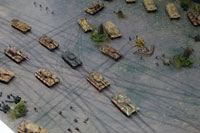 DS144-005 Diorama Sheet (1/144) Military Field(A) Set 
[Hakoniwagiken 1/144 Aviation Series] Layout Sample Image -hakoniwagiken.com-