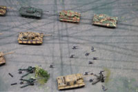 DS144-005 Diorama Sheet (1/144) Military Field(A) Set 
[Hakoniwagiken 1/144 Aviation Series] Layout Sample Image -hakoniwagiken.com-