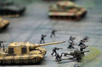 DS144-005 Diorama Sheet (1/144) Military Field(A) Set 
[Hakoniwagiken 1/144 Aviation Series] Layout Sample Image -hakoniwagiken.com-