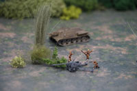 DS144-005 Diorama Sheet (1/144) Military Field(A) Set 
[Hakoniwagiken 1/144 Aviation Series] Layout Sample Image -hakoniwagiken.com-
