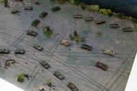 DS144-005 Diorama Sheet (1/144) Military Field(A) Set 
[Hakoniwagiken 1/144 Aviation Series] Layout Sample Image -hakoniwagiken.com-