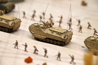 DS144-006 Diorama Sheet (1/144) Military Field(B) Desert Set 
[Hakoniwagiken 1/144 Aviation Series] Layout Sample Image -hakoniwagiken.com-