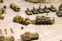 DS144-006 Diorama Sheet (1/144) Military Field(B) Desert Set 
[Hakoniwagiken 1/144 Aviation Series] Layout Sample Image -hakoniwagiken.com-