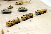 DS144-006 Diorama Sheet (1/144) Military Field(B) Desert Set 
[Hakoniwagiken 1/144 Aviation Series] Layout Sample Image -hakoniwagiken.com-
