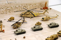 DS144-006 Diorama Sheet (1/144) Military Field(B) Desert Set 
[Hakoniwagiken 1/144 Aviation Series] Layout Sample Image -hakoniwagiken.com-
