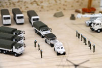 DS144-006 Diorama Sheet (1/144) Military Field(B) Desert Set 
[Hakoniwagiken 1/144 Aviation Series] Layout Sample Image -hakoniwagiken.com-