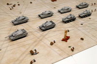 DS144-006 Diorama Sheet (1/144) Military Field(B) Desert Set 
[Hakoniwagiken 1/144 Aviation Series] Layout Sample Image -hakoniwagiken.com-