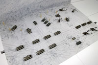 DS144-007 Diorama Sheet (1/144) Military Field(C) Winter Set 
[Hakoniwagiken 1/144 Aviation Series] Layout Sample Image -hakoniwagiken.com-