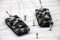 DS144-007 Diorama Sheet (1/144) Military Field(C) Winter Set 
[Hakoniwagiken 1/144 Aviation Series] Layout Sample Image -hakoniwagiken.com-