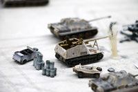 DS144-007 Diorama Sheet (1/144) Military Field(C) Winter Set 
[Hakoniwagiken 1/144 Aviation Series] Layout Sample Image -hakoniwagiken.com-