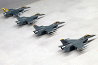 DS144-008 Air Force Apron/Hangar Set [Hakoniwagiken 1/144 Aviation Series] Layout Sample Image