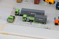 DS150-001 1/150 Container Yard Diorama Sheet Sample layout Image -hakoniwagiken.com-