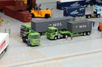DS150-001 1/150 Container Yard Diorama Sheet Sample layout Image -hakoniwagiken.com-