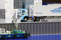 DS150-001 1/150 Container Yard Diorama Sheet Sample layout Image -hakoniwagiken.com-