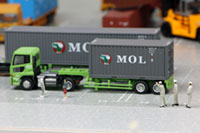 DS150-001 1/150 Container Yard Diorama Sheet Sample layout Image -hakoniwagiken.com-
