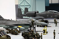 DS72-002 [1:72 Air Force Apron/Hangar Set] Layout Sample Image -hakoniwagiken.com-