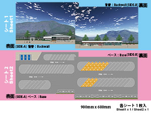 DS80-001 SA/PA Ground Foil & Back Ground Foil layout Sample Image -hakoniwagiken.com-