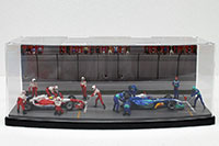 DSm-C001 Diorama Sheet mini [(1:43, 1:64) Circuit Set] Layout Sample Image -hakoniwagiken.com-