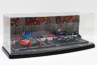 DSm-C001 Diorama Sheet mini [(1:43, 1:64) Circuit Set] Layout Sample Image -hakoniwagiken.com-