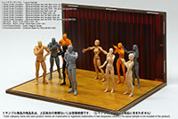 DSmEX-F009 ジオラマシートmini EX [1/12 体育館セットA] [箱庭技研