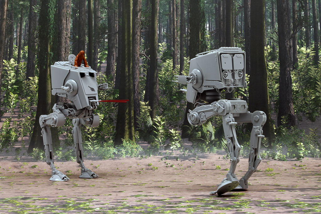 DSF-006N [FREE 森林・砂漠セット] [箱庭技研] -hakoniwagiken-